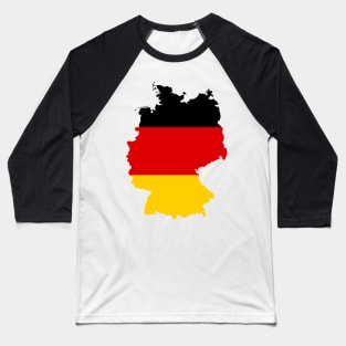 German Map Flag Baseball T-Shirt